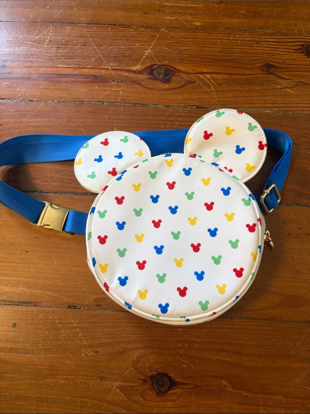 Stoney Clover multi-color Mickey shaped fanny (bag) with adjustable strap
